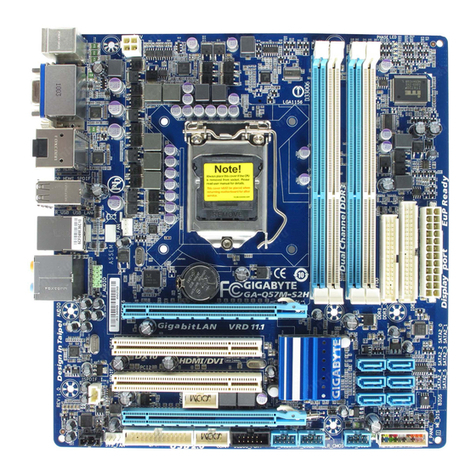 Gigabyte GA-Q57M-S2H User manual