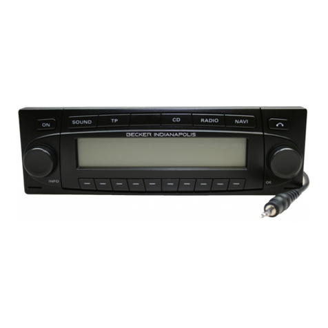 Becker Indianapolis 7920 User manual