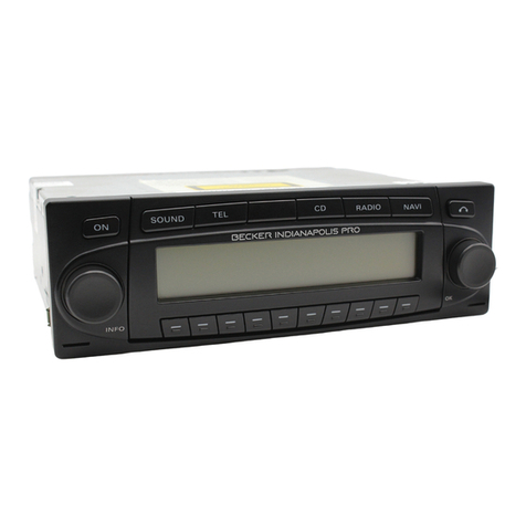 Becker Indianapolis Pro 7950 User manual Becker Indianapolis Pro 7950 User manual