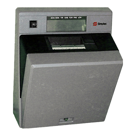 Simplex Simplex Centennial Recorder Installation, operating and programming instructions Simplex Simplex Centennial Recorder Installation, operating and programming instructions