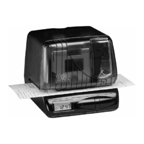 Amano PIX-10 User manual