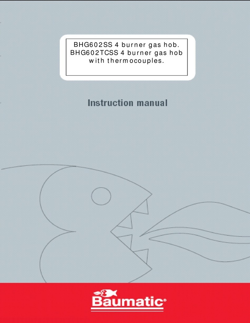Baumatic BHG602TCSS User manual