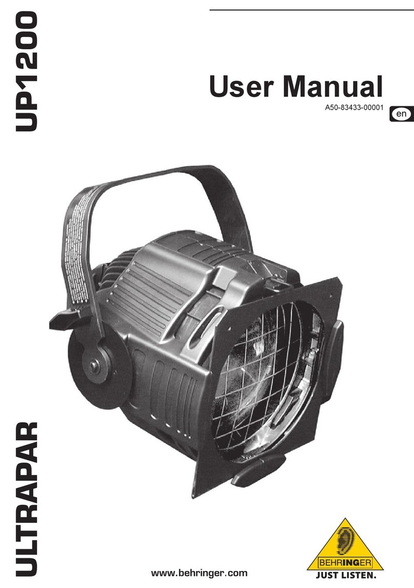 Behringer ULTRAPAR UP1200 user manual