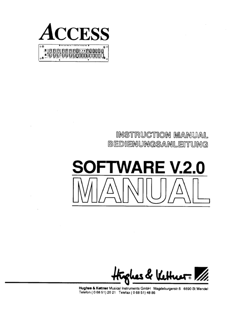 Hughes & Kettner Access User manual