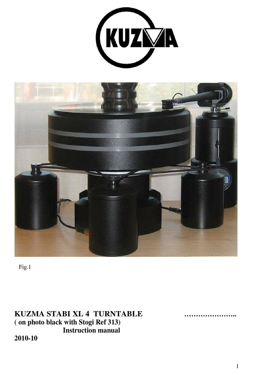 Kuzma Stabi XL4 instruction manual