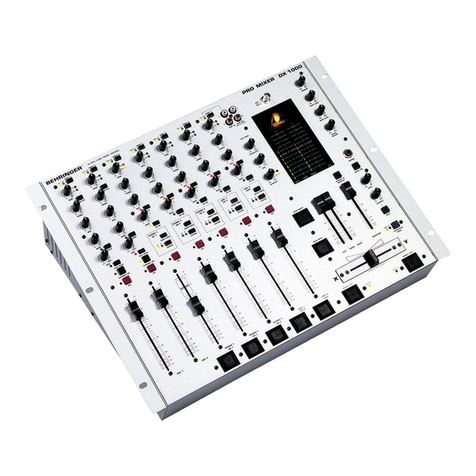 Behringer PRO MIXER DX1000 User manual