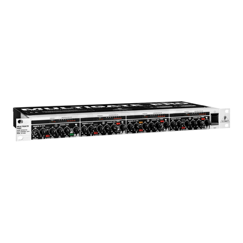 Behringer MULTIGATE PRO XR4400 Technical specifications