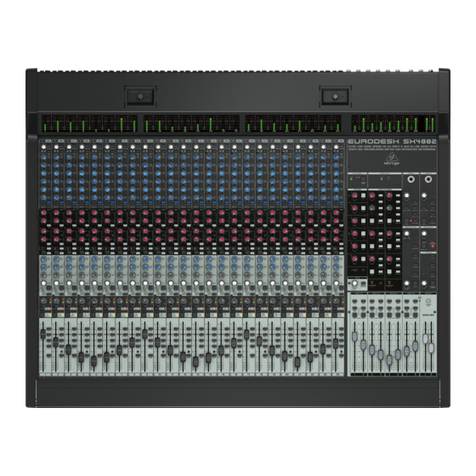 Behringer EURODESK SX4882 user manual