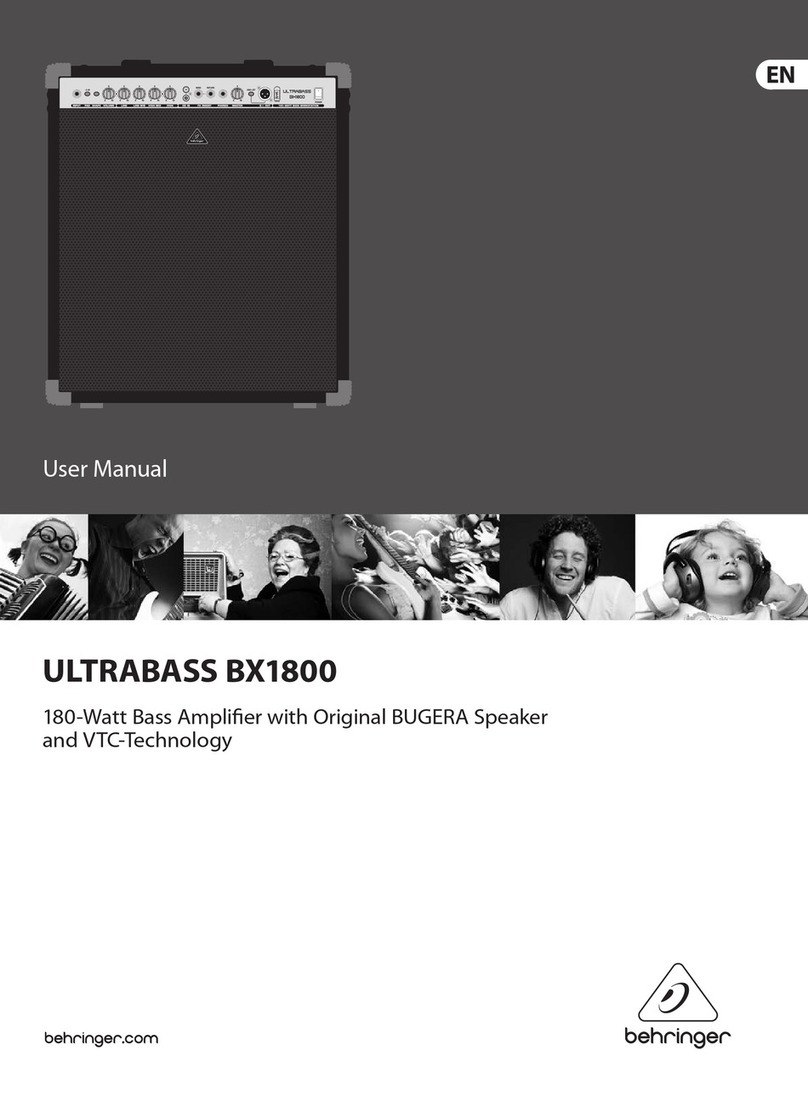 Behringer ULTRABASS BX1800 user manual