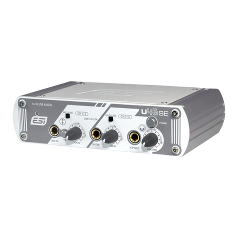 ESI U46 SE User manual