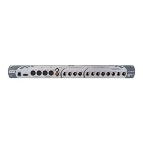 ESI ESP1010e user guide