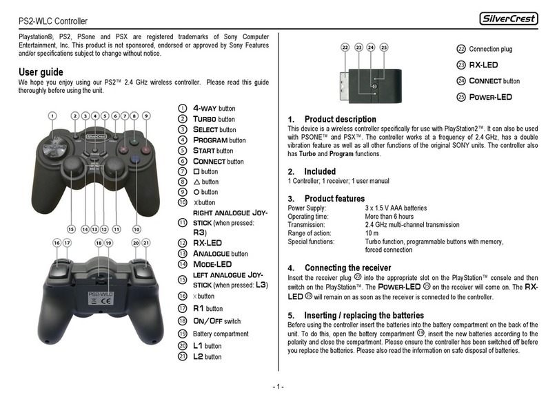 Silvercrest PS2-WLC user guide