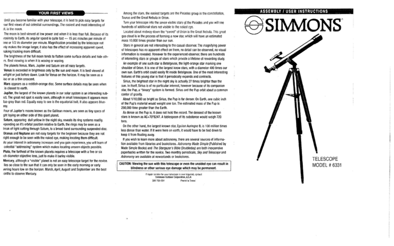 Simmons 6331 User manual