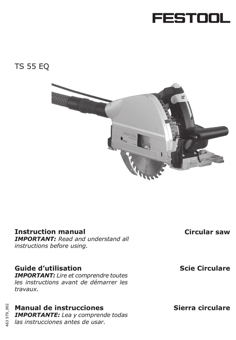 Festool TS 55 EQ User manual