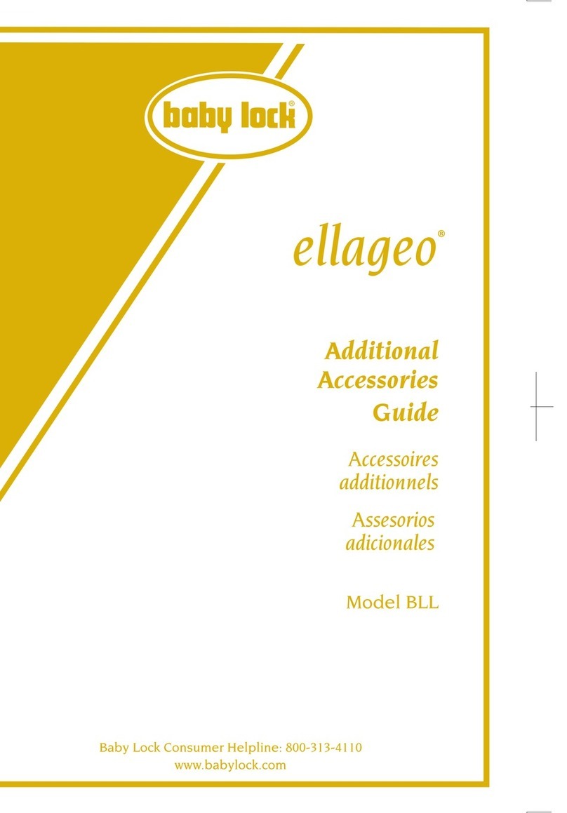 Baby Lock Ellageo BLL Additional accessories guide