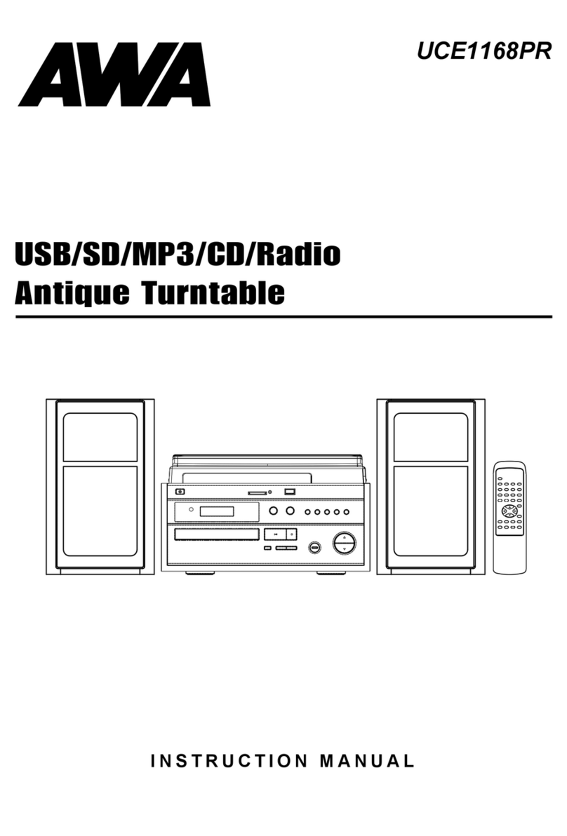 AWA UCE1168PR instruction manual
