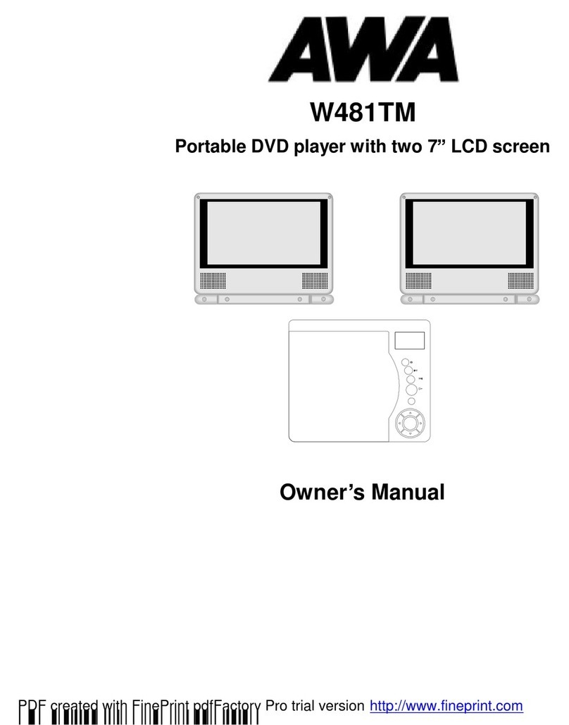AWA W481TM User manual