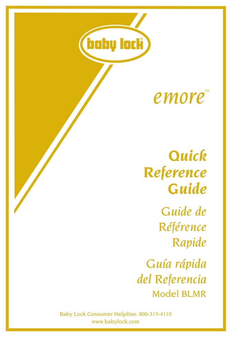 Baby Lock emore BLMR User manual