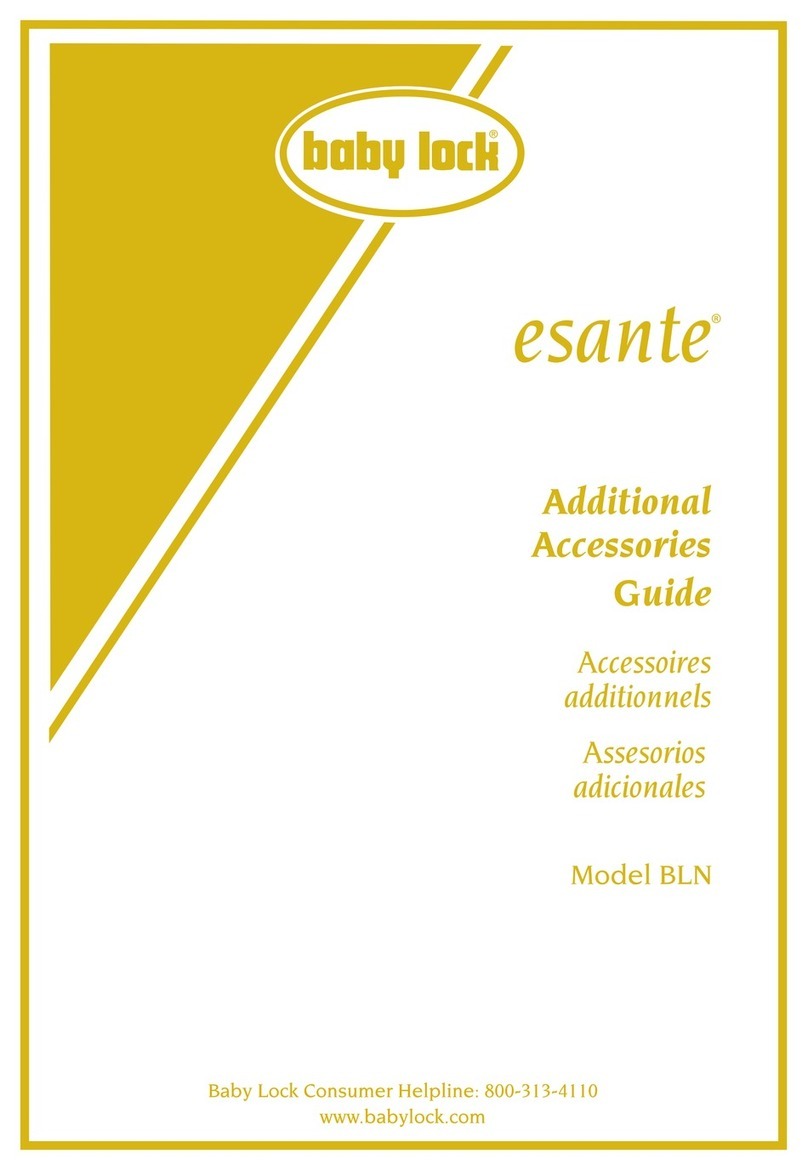 Baby Lock esante BLN Additional accessories guide