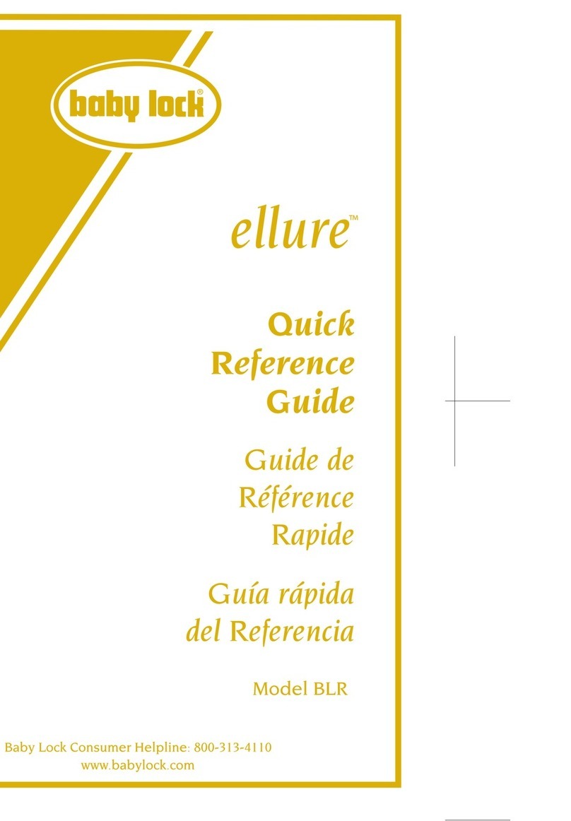 Baby Lock Ellure (BLR) User manual