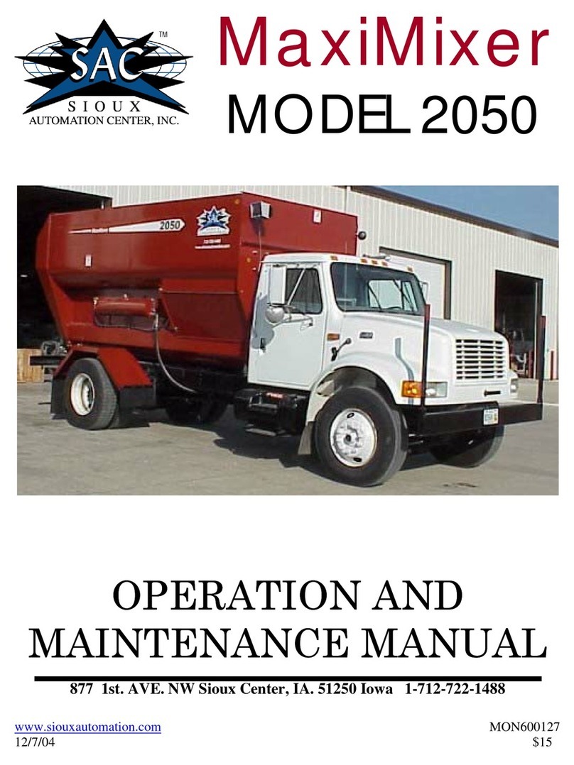 SAC MaxiMixer 2050 User manual