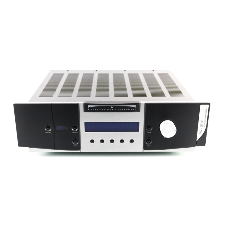 Balanced Audio Technology VK-51SE User manual