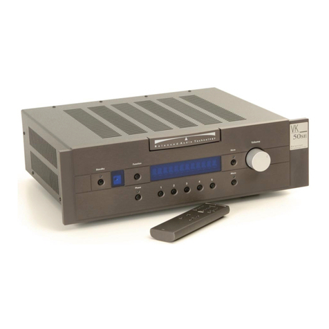 Balanced Audio Technology VK-50 User manual Balanced Audio Technology VK-50 User manual