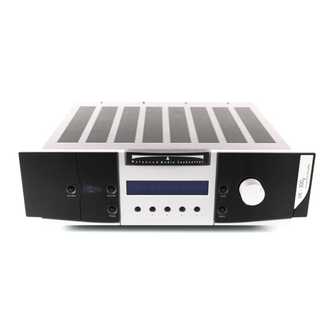 Balanced Audio Technology VK-300x Special Edition User manual Balanced Audio Technology VK-300x Special Edition User manual