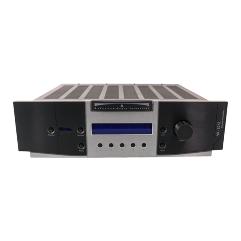 Balanced Audio Technology VK-32SE User manual Balanced Audio Technology VK-32SE User manual