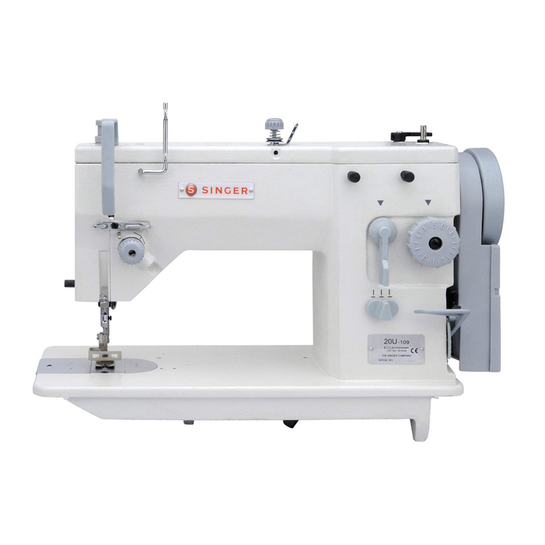 Singer 20U-109 User manual Singer 20U-109 User manual