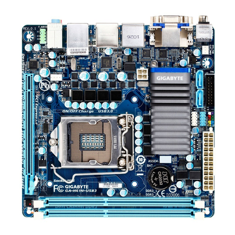 Gigabyte GA-H61N-USB3 User manual
