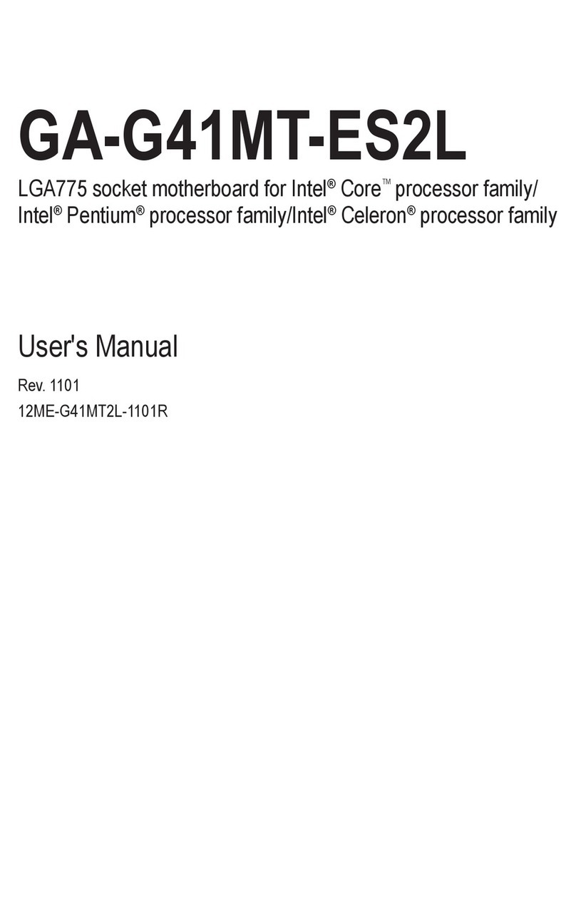 Gigabyte GA-G41MT-ES2L User manual