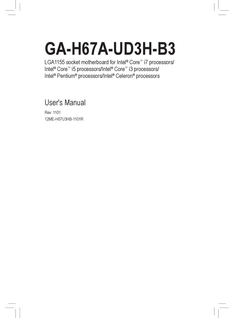 Gigabyte GA-H67A-UD3H-B3 user manual