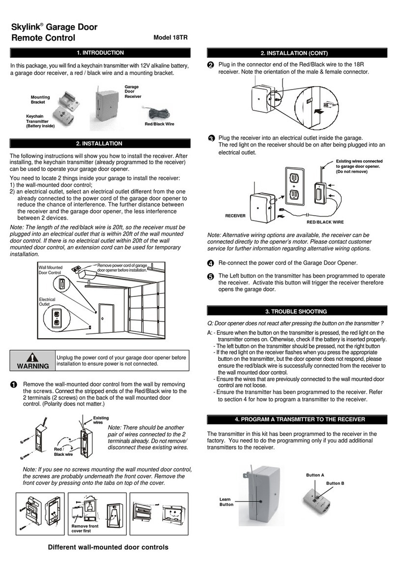 SkyLink 18TR User manual