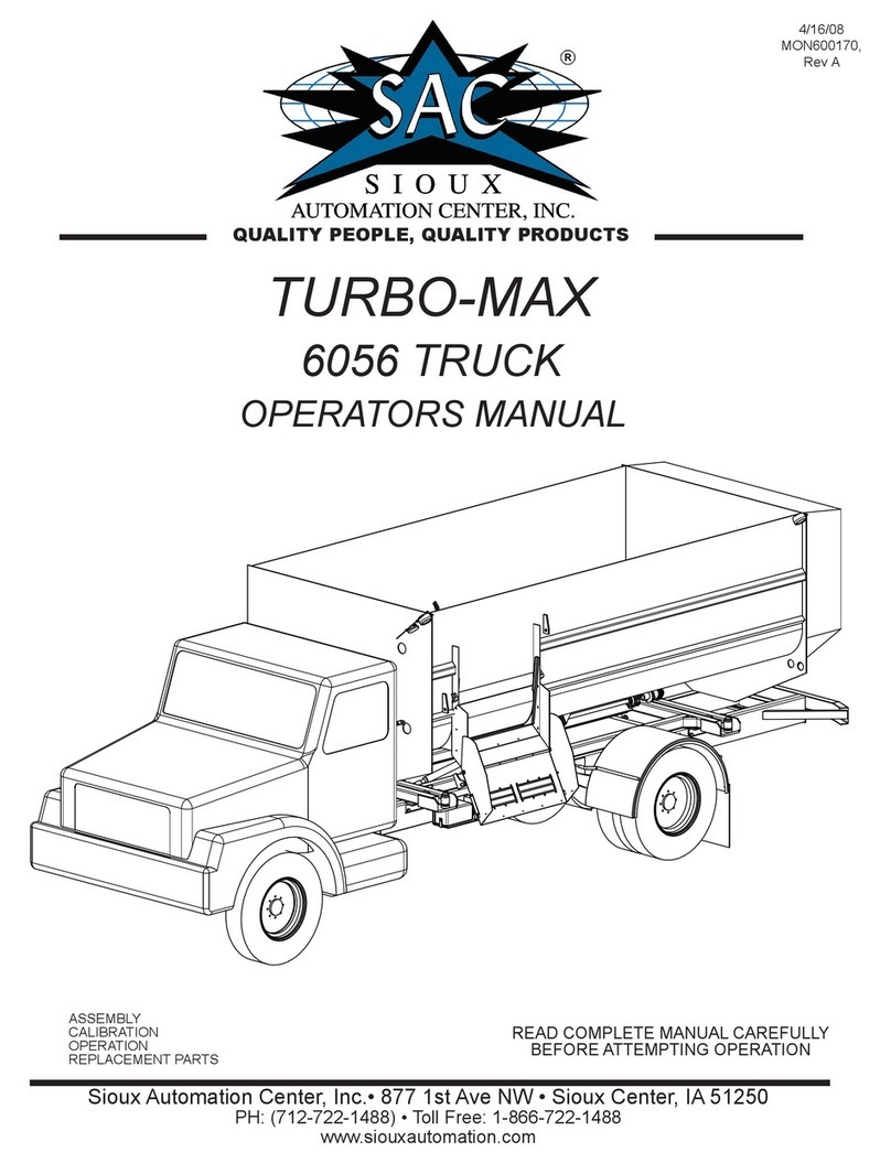 SAC TURBO-MAX 6056 User manual