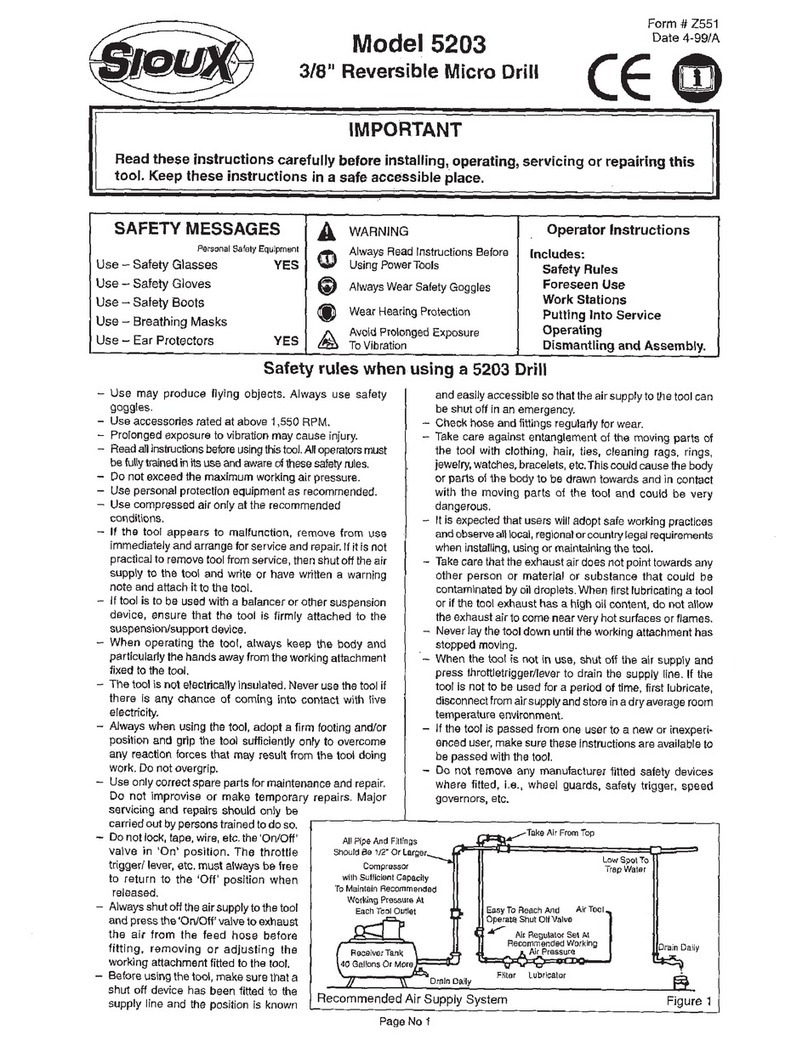 Sioux Tools 5203 User manual