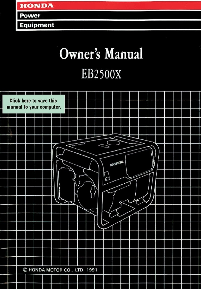 Honda EB2500X owner's manual
