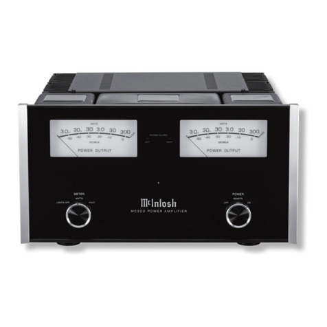 McIntosh MC302 User manual