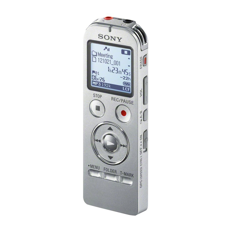 Sony ICD-UX533F User manual