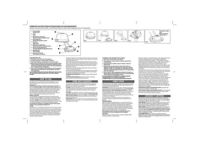 Belson HBD-16 Use and care book