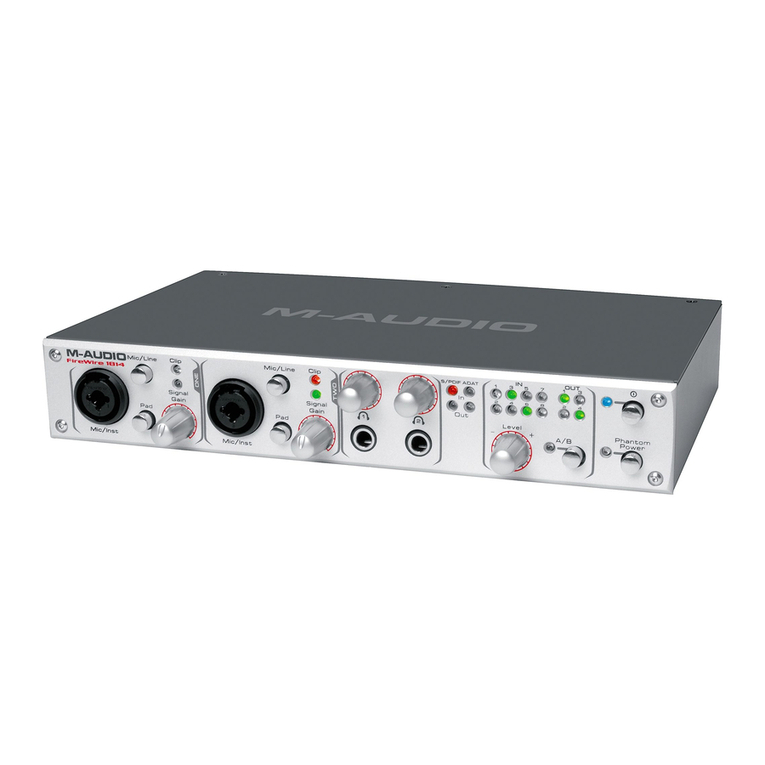 M-Audio FireWire 1814 user manual