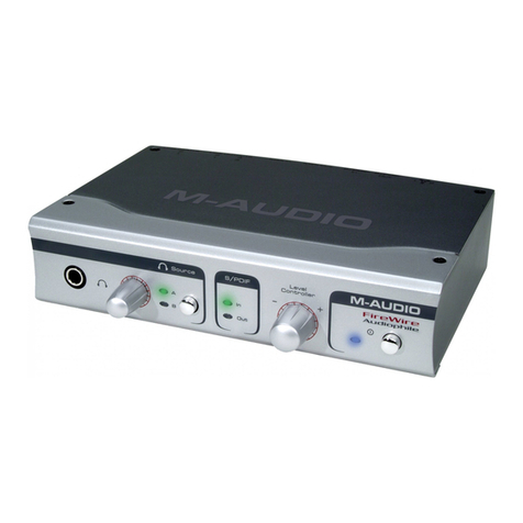 M-Audio Firewire Audiophile User manual