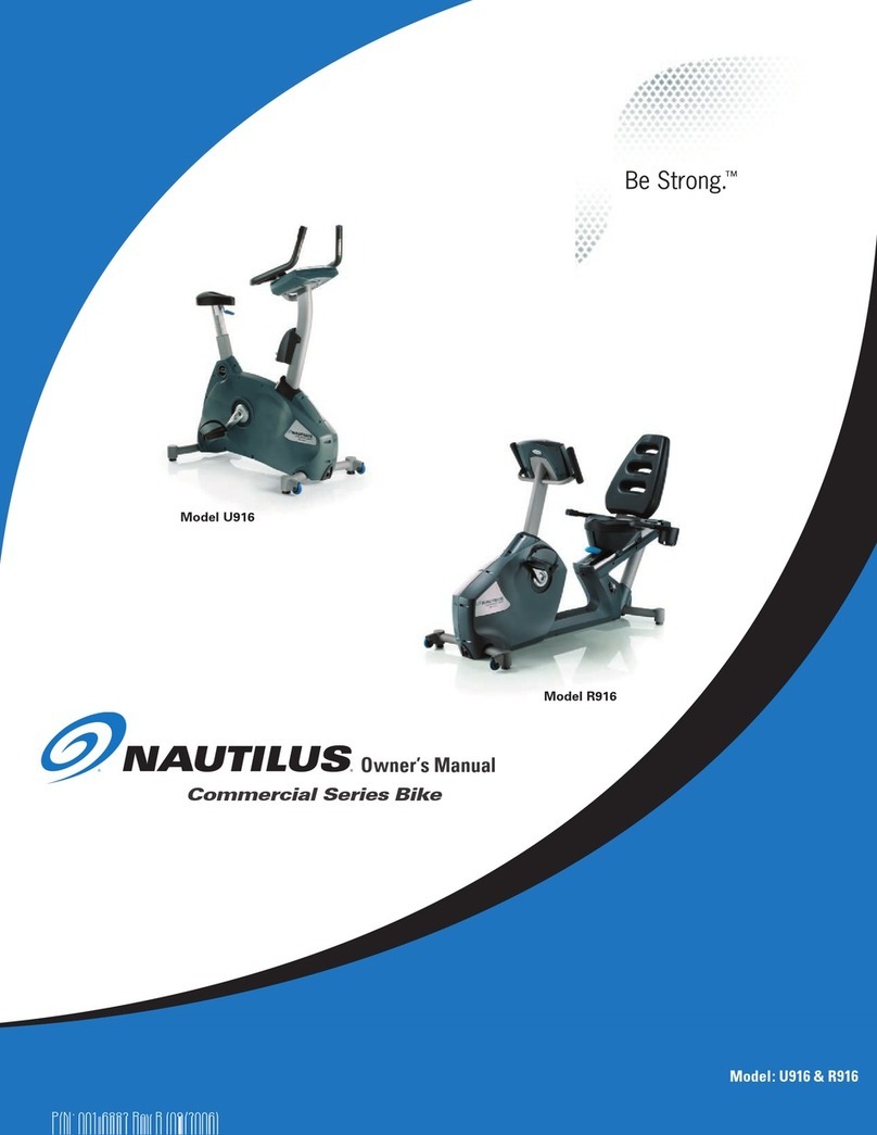 Nautilus Be Strong Commercial Series U916 User manual