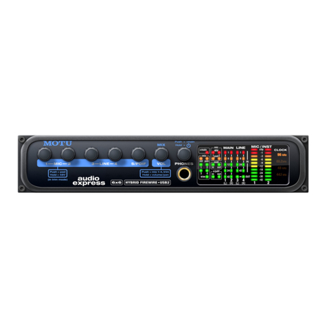 MOTU Audio Express user guide