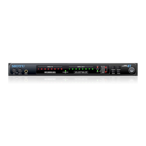 MOTU MIDI Timepiece AV user guide