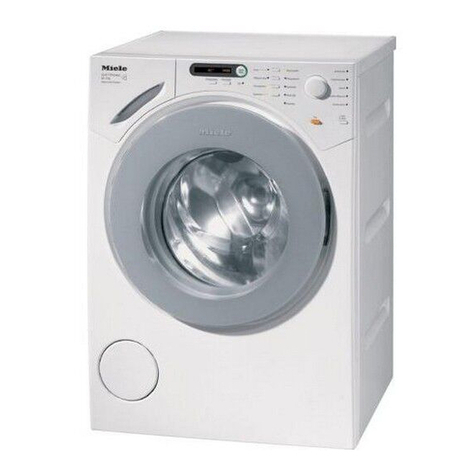 Miele W 1716 User manual Miele W 1716 User manual