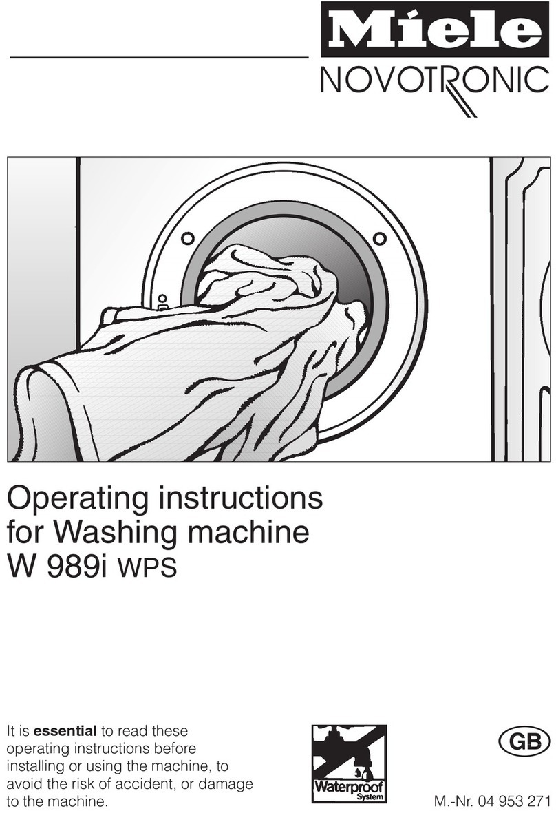 Miele W 989i wps User manual