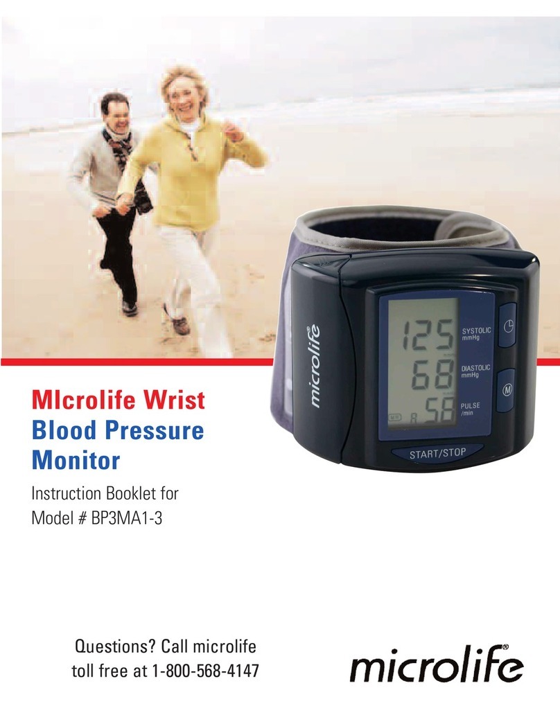 Microlife BP3MA1-3 User manual