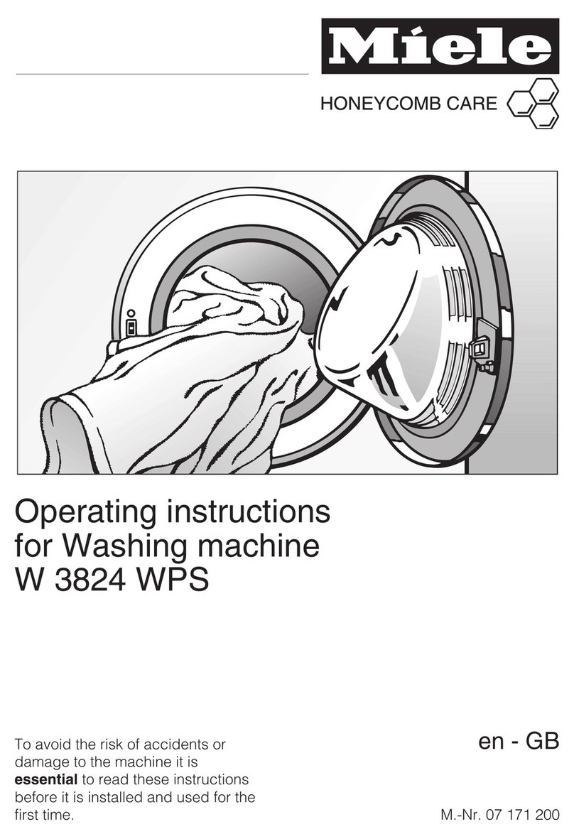 Miele W 3824 WPS User manual