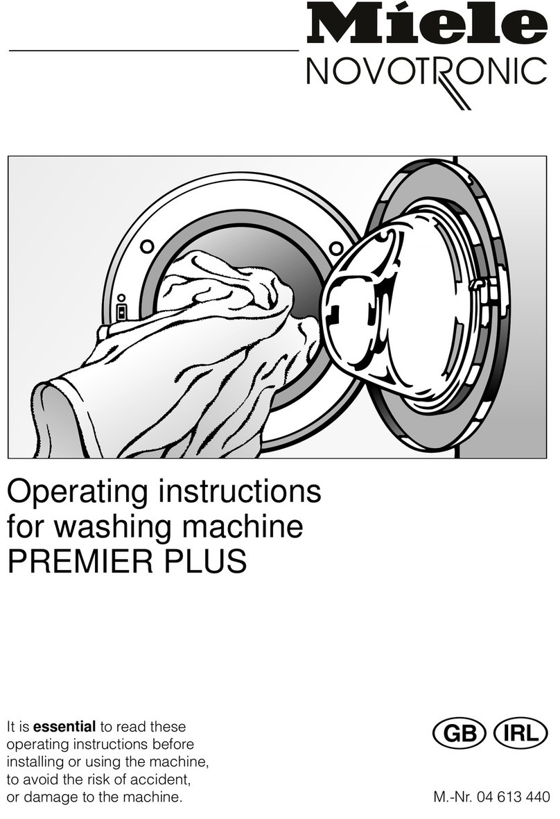 Miele Premier Plus User manual Miele Premier Plus User manual